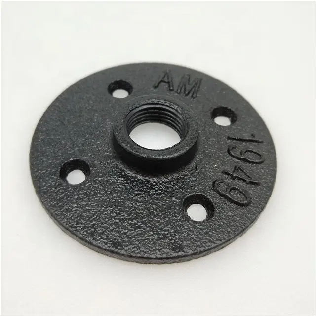 Black/galvanized malleable cast iron pipe fittings