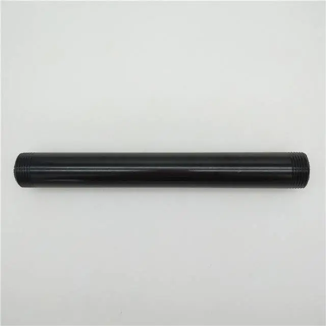 3/4inch 100mm black cast steel pipe used for industrial plumbing pipe toilet paper