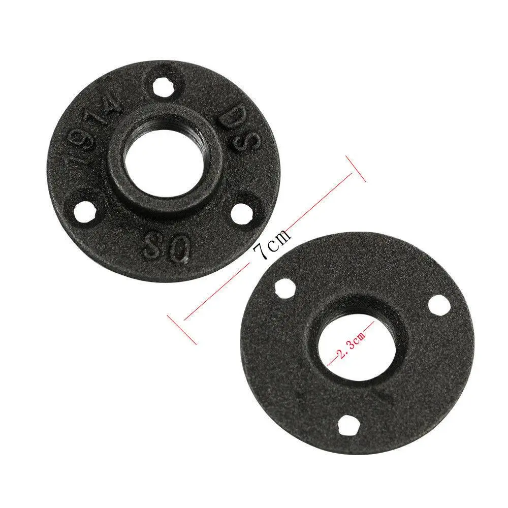 DN15 1/2" Malleable Iron 3-Hole Threaded Pipe Floor Flange?