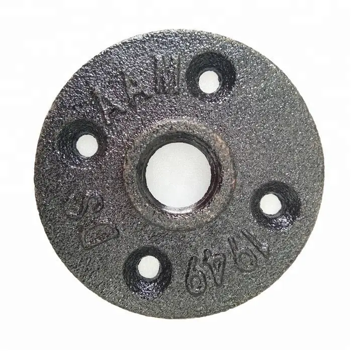 black cast iron 4 hole antique wall flanges floor