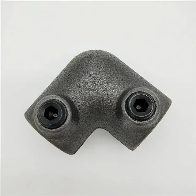 Hot galvanized and black malleable iron key clamp for strong pipe fitting