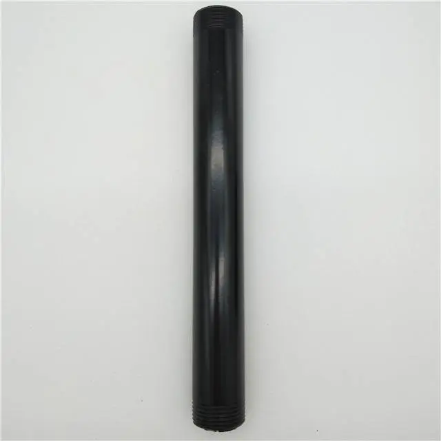 black iron threaded nipple pipe fitting
