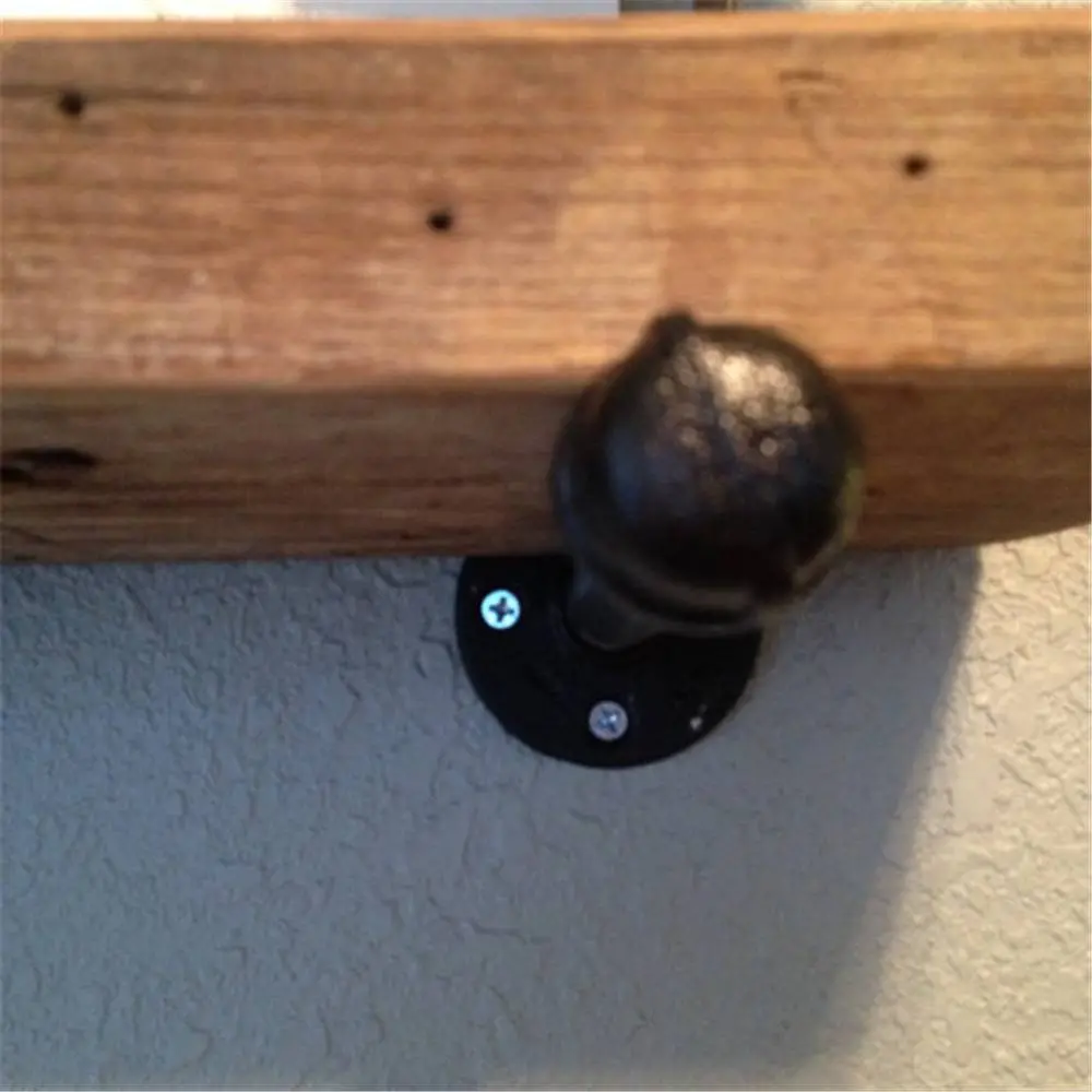 Rustic Reclaimed Wood and Steel Shelves. Industrial Shelf