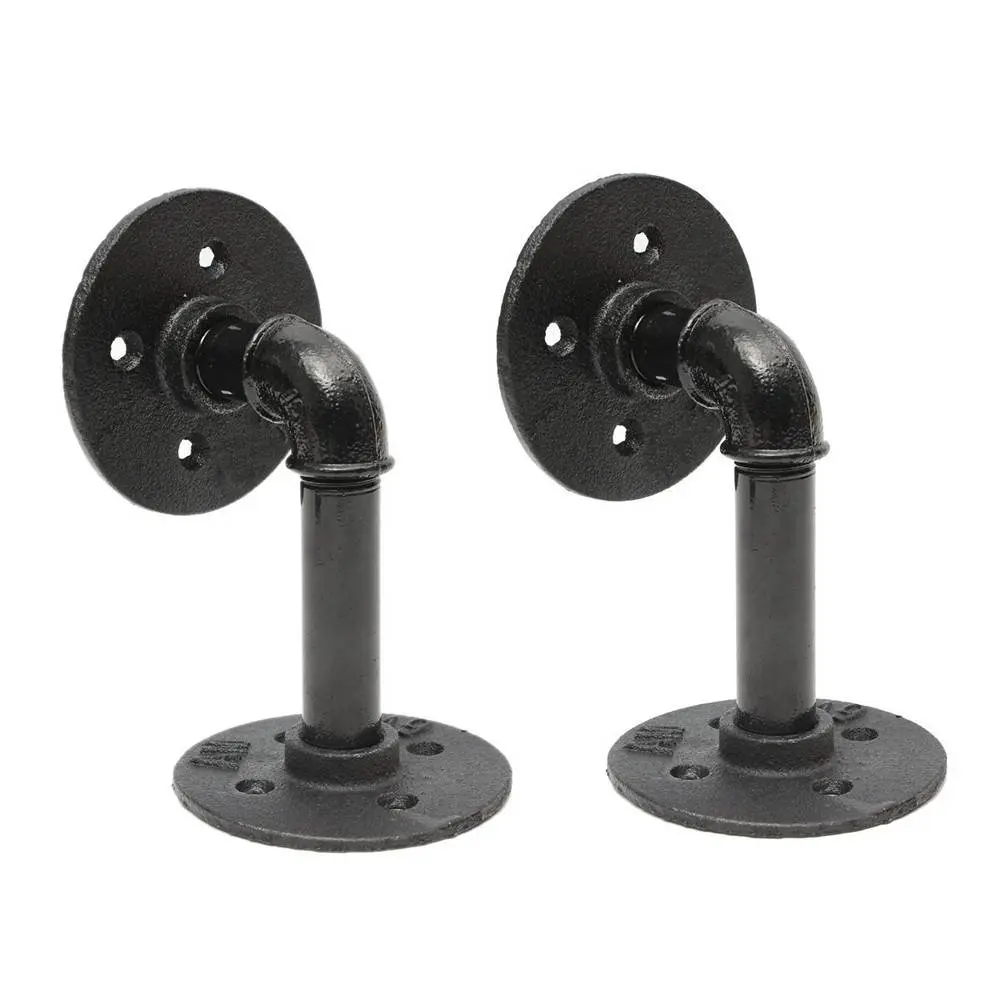 cast iron pipe fittings like floor flange,tee,elbow,reducers are used in diy handmade Industrial shelf furniture