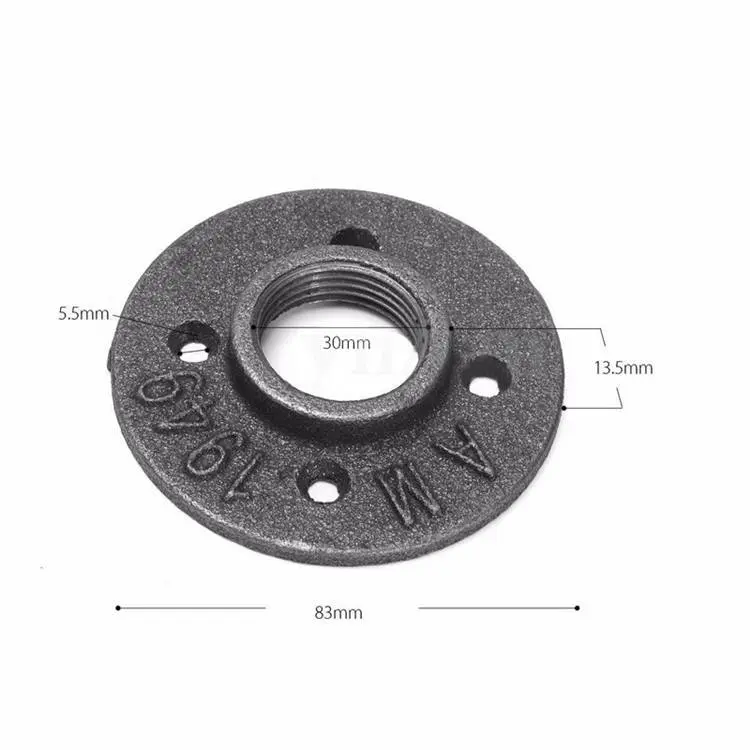 Longer Service Life black Cast Iron Pipe Flange