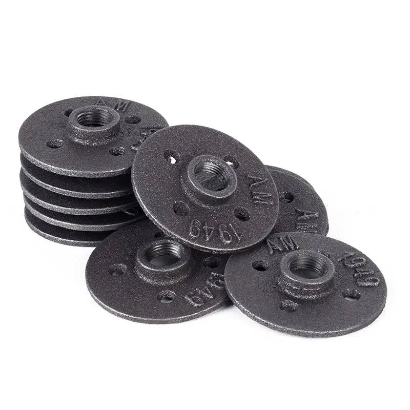 Structural pipe fittings floor flange for home decor