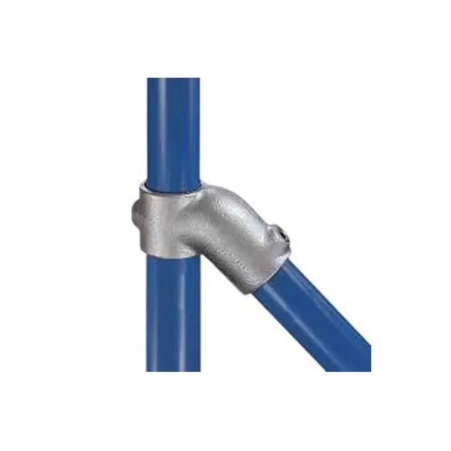 Galvanized cast iron 45 degree single socket key clamp fittings