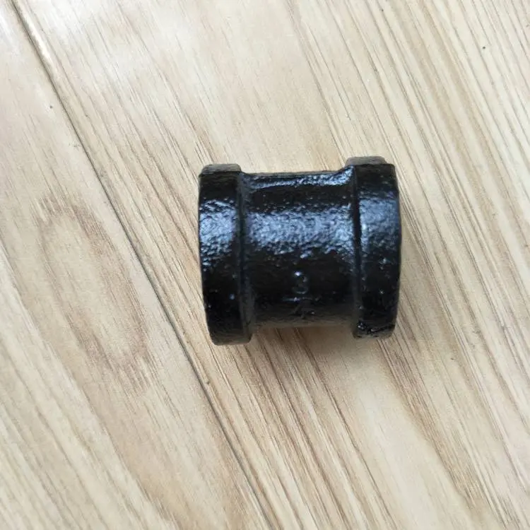 Trade assurance supplier black iron coupling used in industrial pipe table shelving