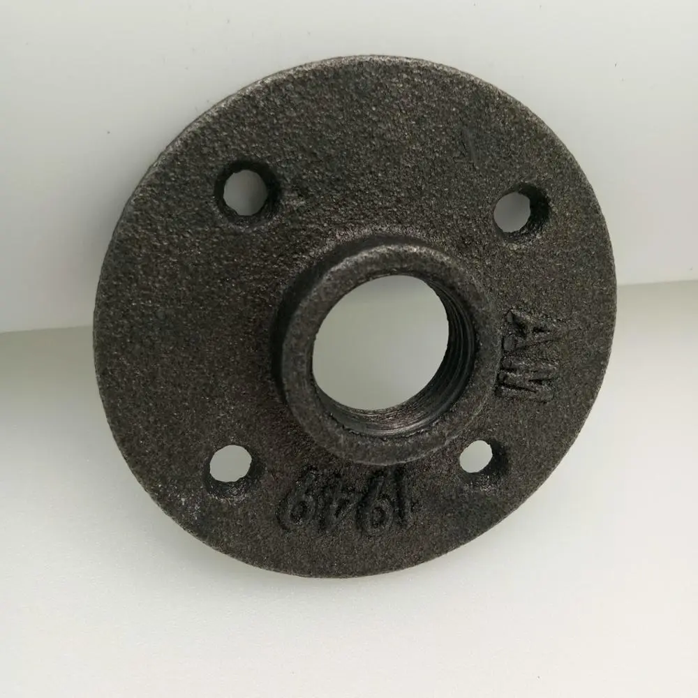 black floor flange 1/2 used for furniture
