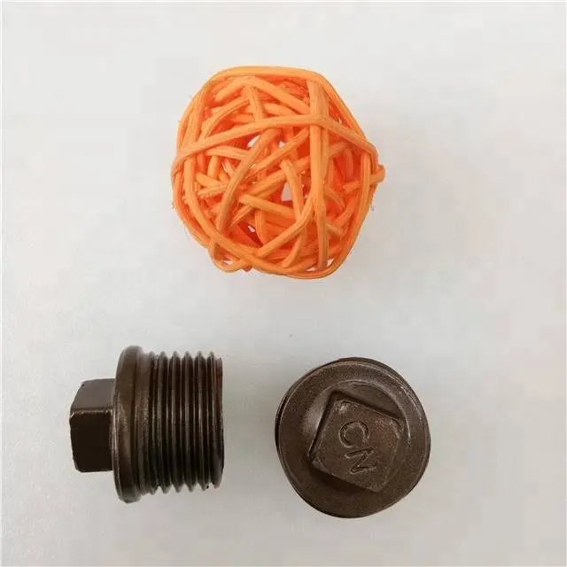 3/4'' brass cast iron threaded cap plug used in Rustic Furniture parts