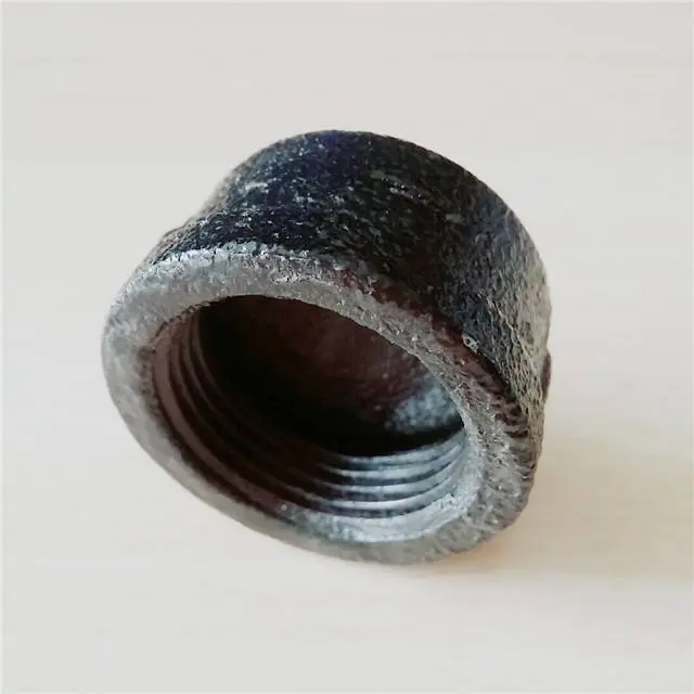 3/4inch industrial cast iron cap pipe fittings from china