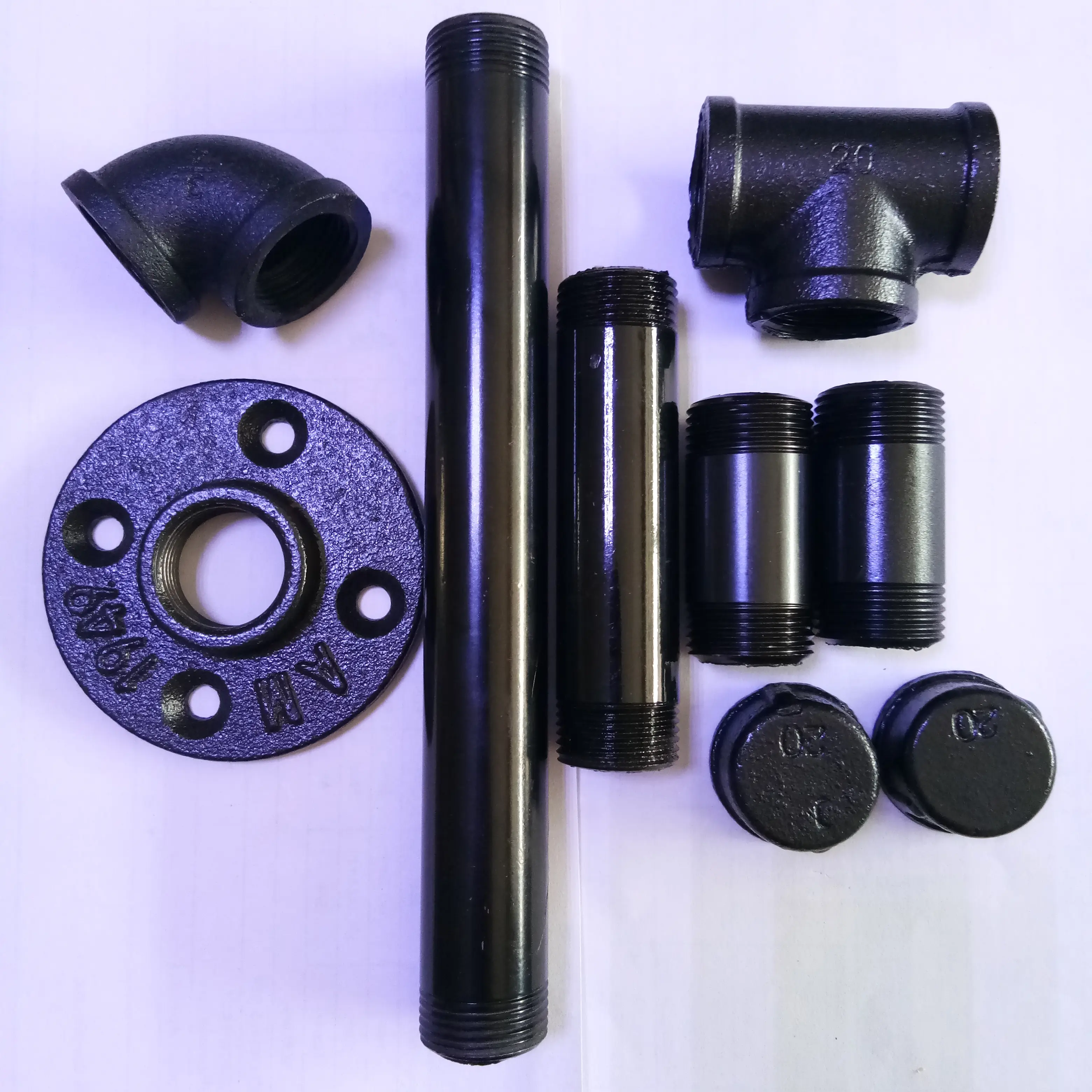 90 elbow hot dipped galvanized Malleable Iron Pipe Fittings