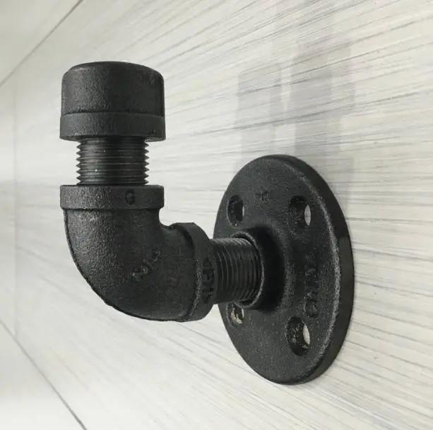 Floor Flange with Threaded 4 Hole for Industrial Pipe Furniture and DIY Decor floor flange