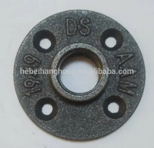 female connection and casting technics floor flange black malleable iron female connection and casting technics floor flange black malleable iron