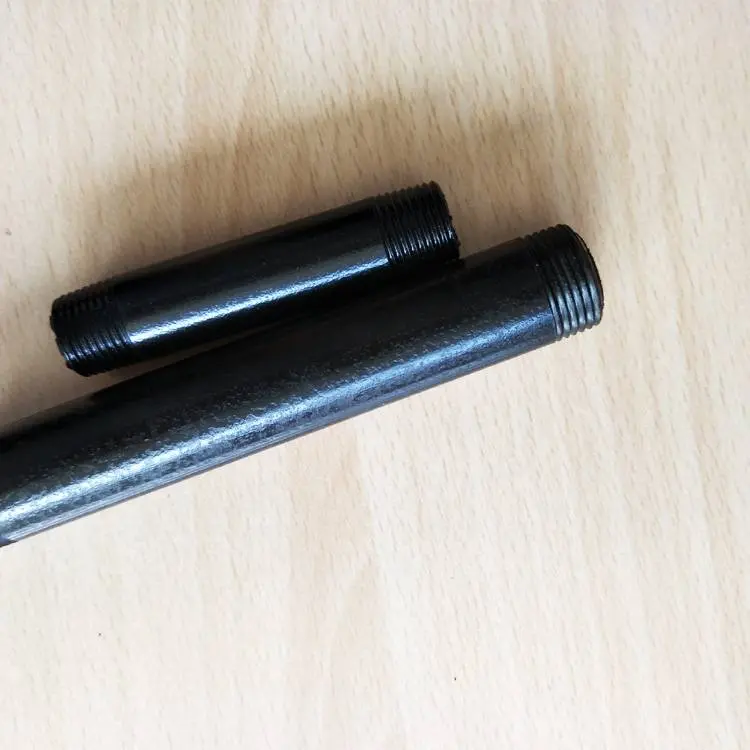 black iron malleable fittings and pipe 1/2