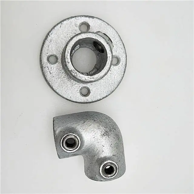 26.9mm 33.7mm Malleable Iron Key Pipe Clamp Fitting