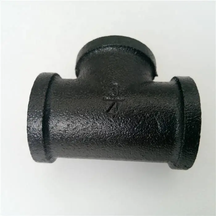 High quality galvanized ductile malleable cast iron pipe fitting 3/4''