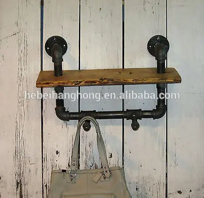 PIPE WALL SHELF and Coat Rack for 1/2'' tee—Easy Install?