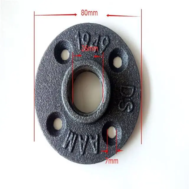 3/4 retro style floor flange pipe fittings