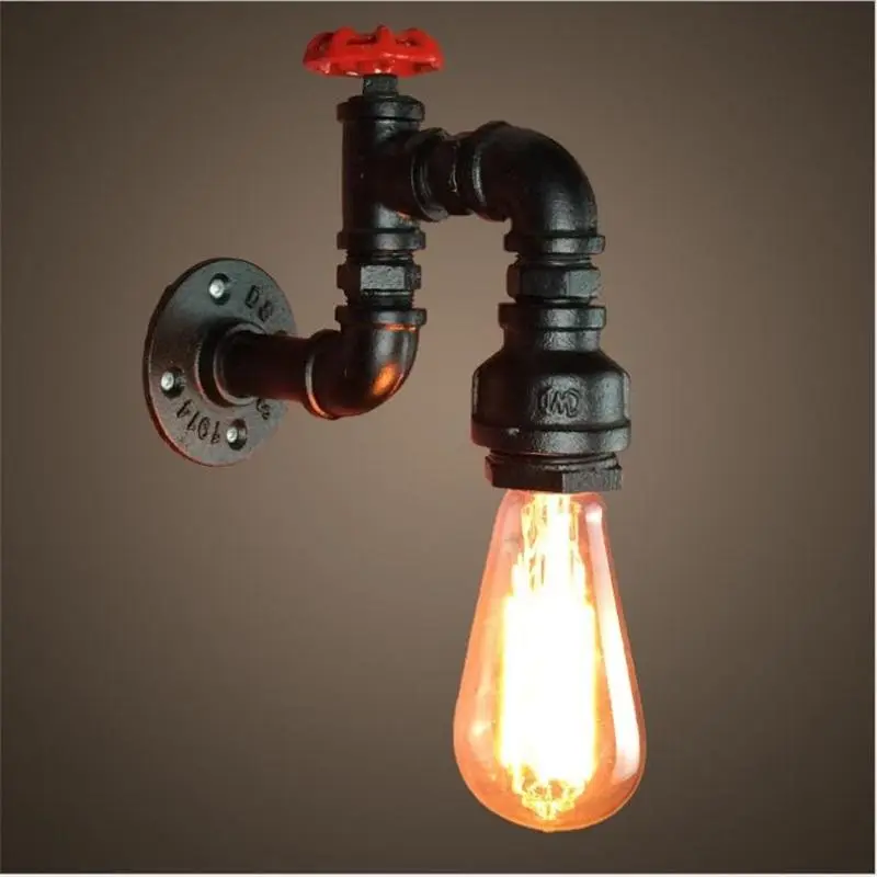 Industrial Wall Light And Steampunk Lighting Pipe Furniture