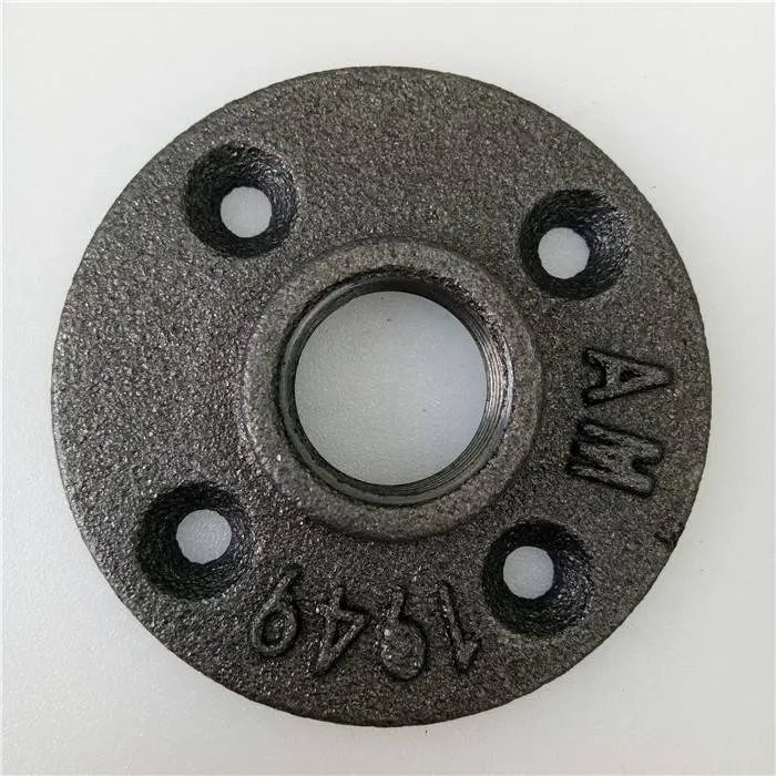 Iron casting floor flanges