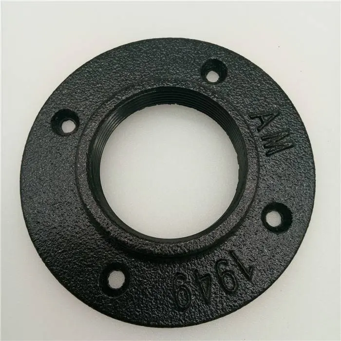 1inch cast iron black flange ancient pipe fitting