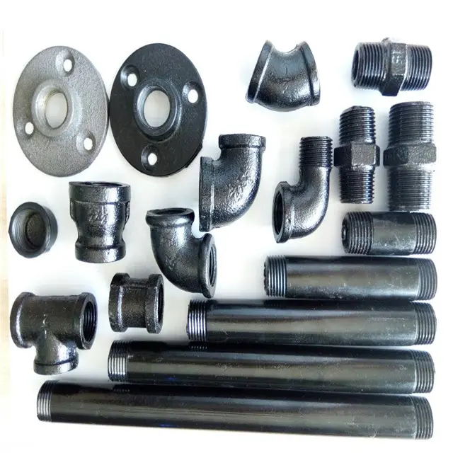 galvanised iron pipe fittings floor flange