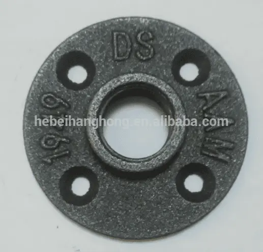 8.0CM Cast iron Antique Vintage floor flange for DIY Industrial Shelf