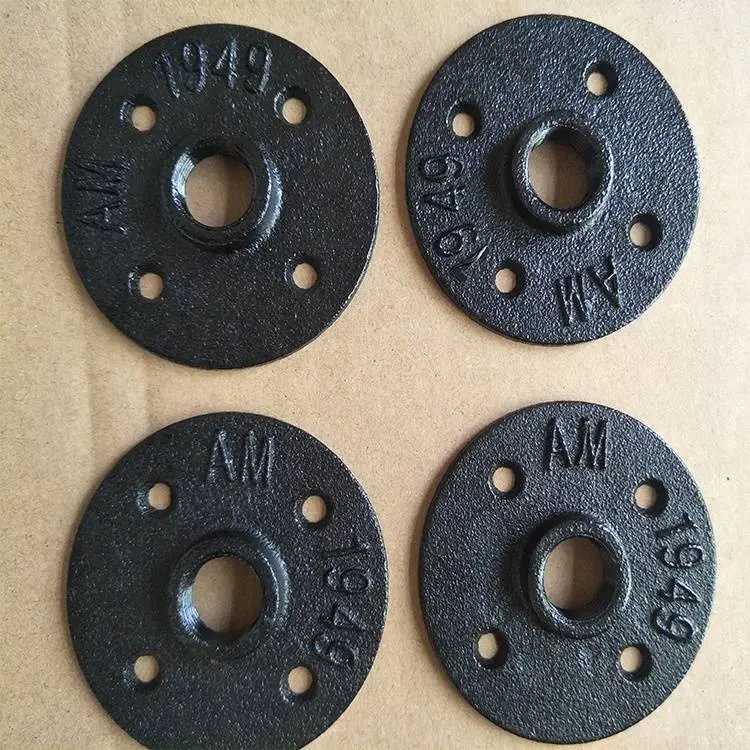 3/4'' black malleable cast iron pipe and fittings