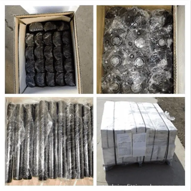 3/4'' Malleable Black Iron Floor Flange - Industrial & DIY Decor