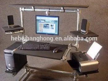 Durable 1/2" Malleable Iron Male/Female Floor Flange for Pipe Furniture