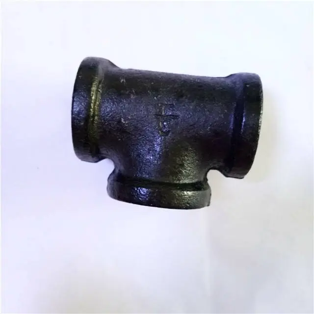 hot galvanized male threaded tee malleable cast iron pipe fittings