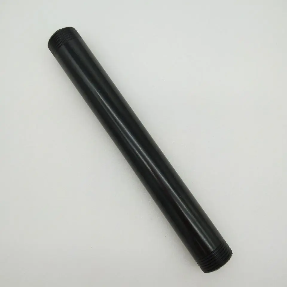 Black 1/2" Furniture Pipe Fitting - Durable & Stylish for DIY Projects