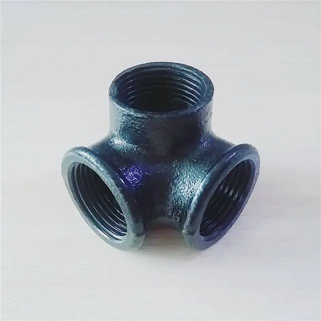 1/2 Inch Black Iron Pipe Side Outlet Tee