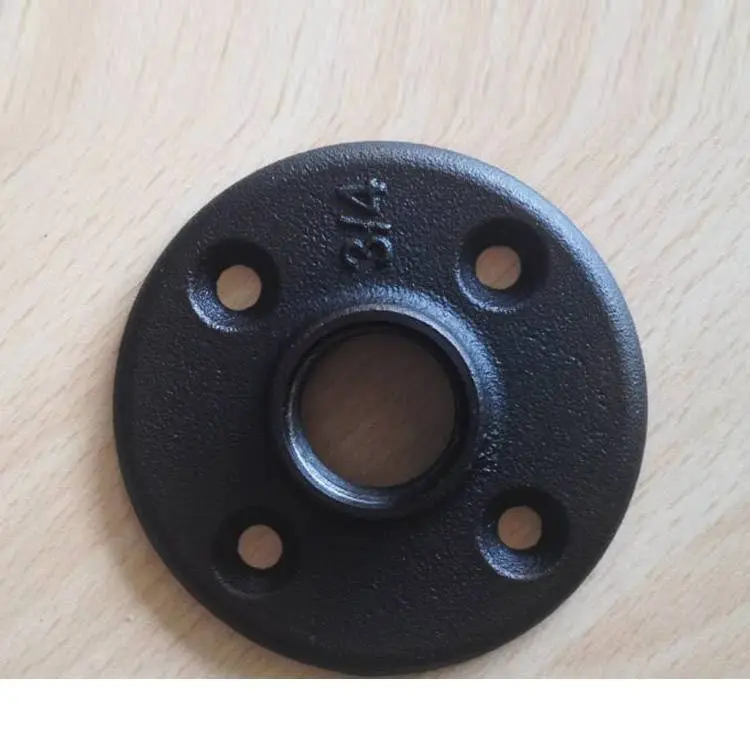3/4 DN20 cast steel furniture heavy floor flange 0.22kg