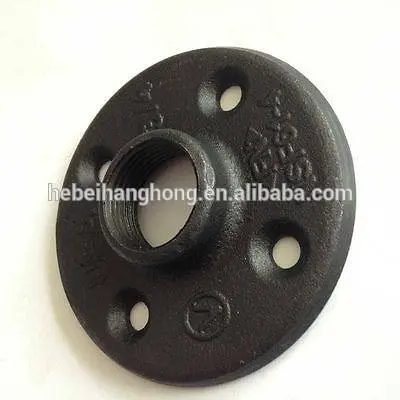 Black malleable iron pipe fitting BSP 3/4