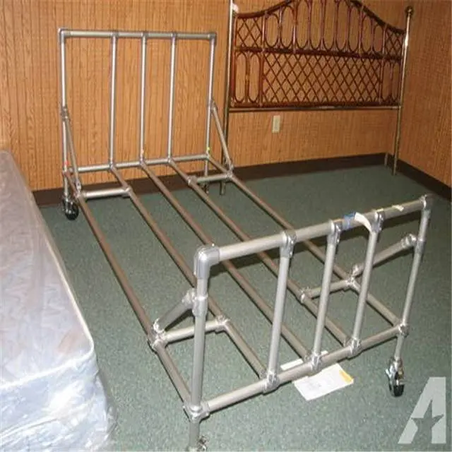 American country style wrought iron beds retro industrial pipe fittings