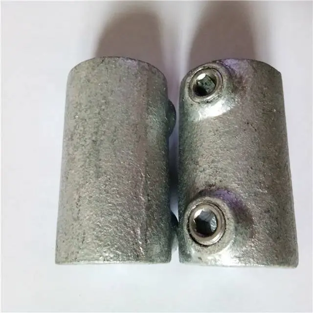 Black or galvanized cast iron elbow key clamp fittings