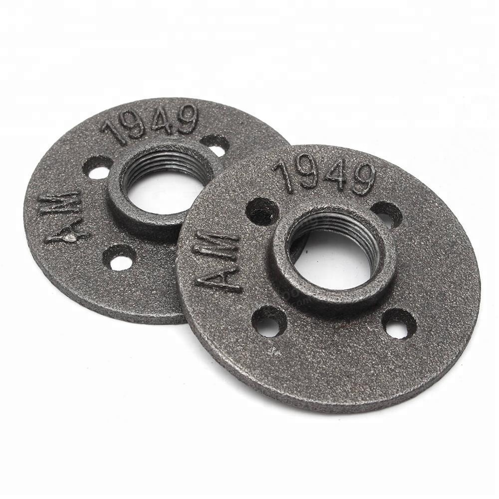 Black Malleable Iron Side Outlet Tee Price List for Plumbing Supplies