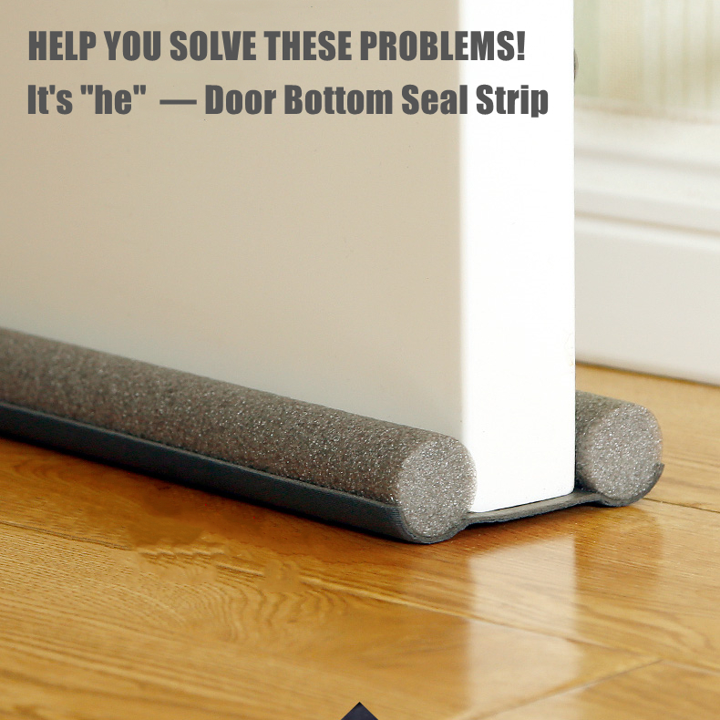 strip designed to fit beneath doors for enhanced sealing and insulation