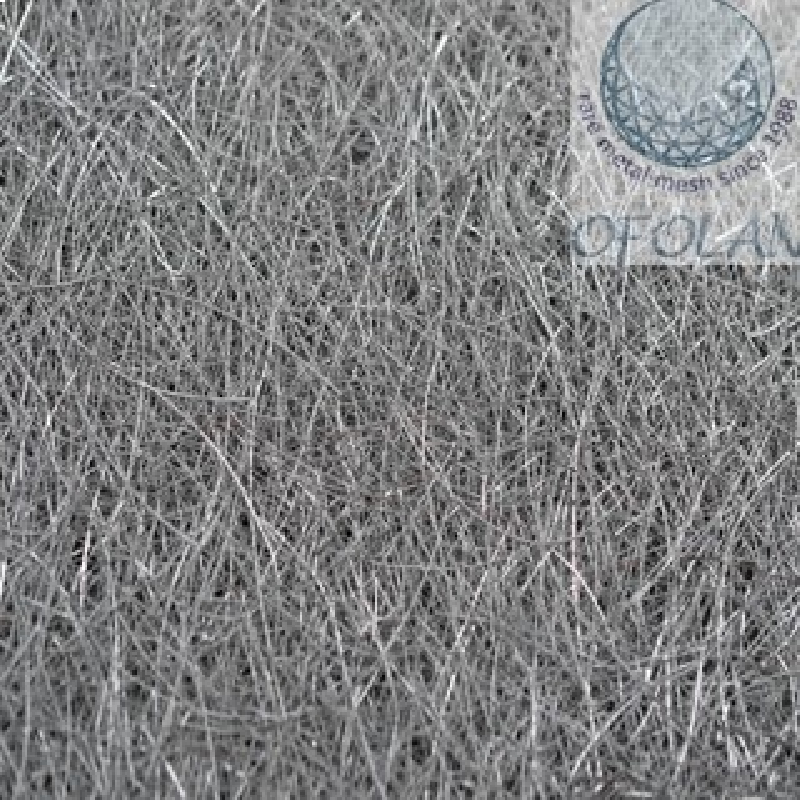 Platinum plated titanium sintered felt