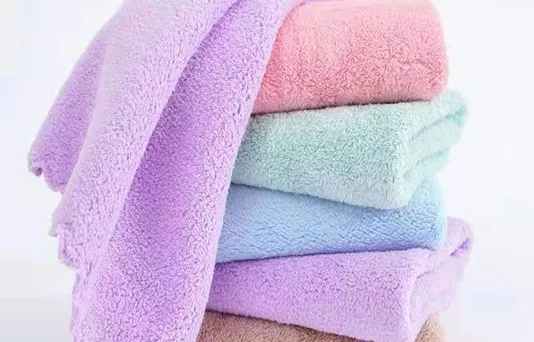 Customized logo luxury bath plush towel set towel