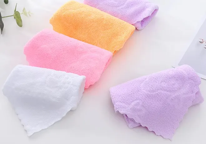 100% Polyester pastel color towel customized Microfiber hers and hers towels