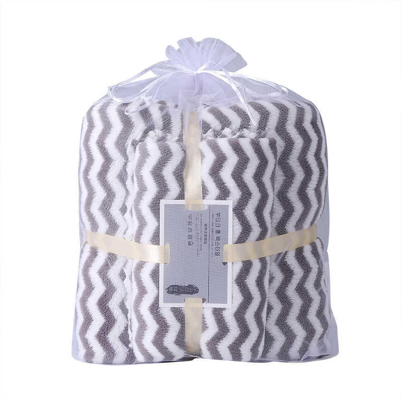 Coral fleece coral velvet towel 35X75cm 70X140cm dry hair towel face hand bath towel suit