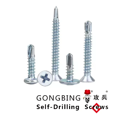 Wafer Head Self-Drilling Screw With Zinc Plated