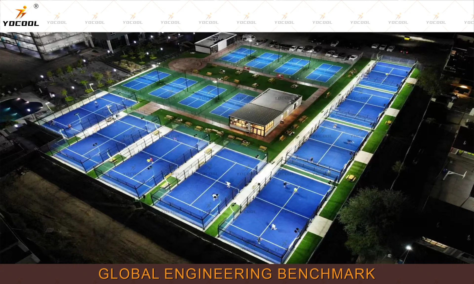 panoramic padel court