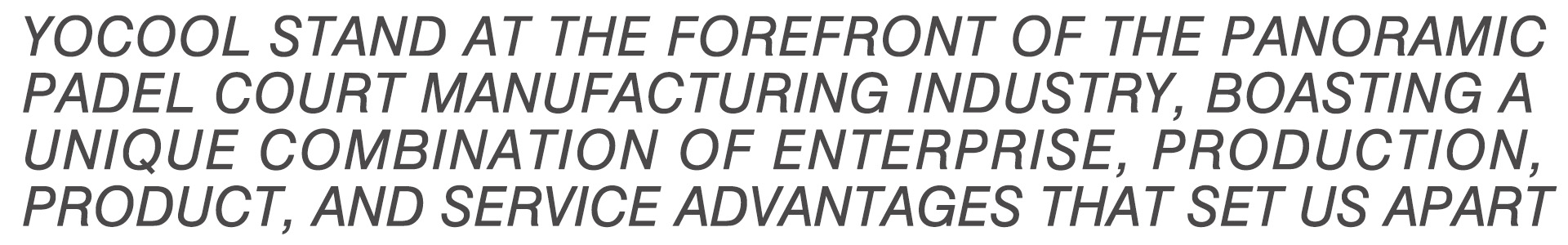 Factory for Padel Double Court Construction and Design Solutions