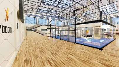 Sports Facilities with Innovative Padel Court Construction