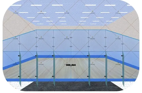 Sports Facilities with High-Performance Indoor Racquetball and Squash Courts
