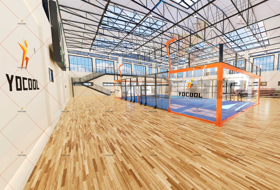 NO.2 Panoramic padel orange